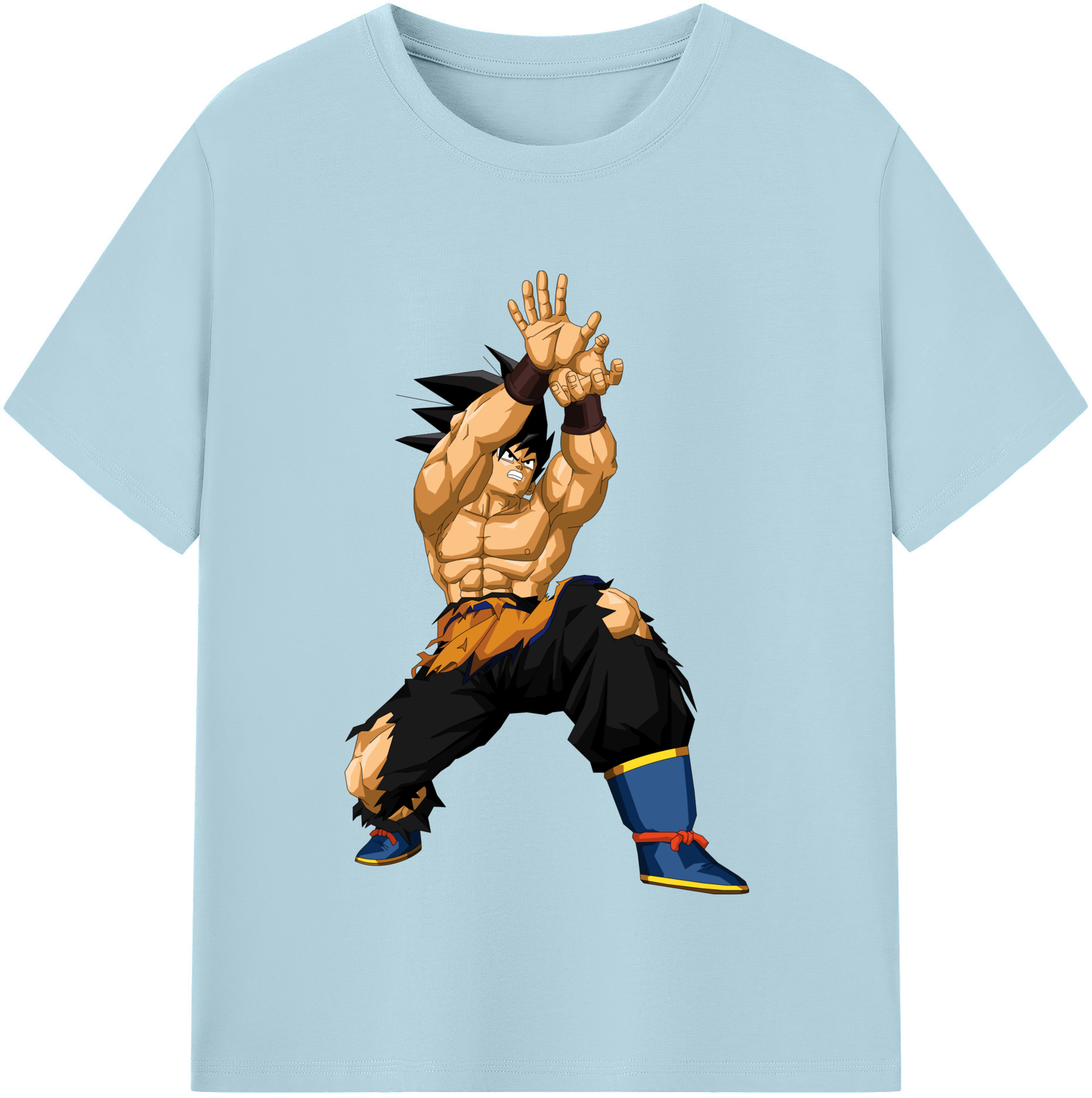 （画像用） ドラゴンボール 孫悟空（そん ごくう）Son Goku カカロット DRAGON BALL Kakarotto 綿100％半袖Tシャツ（フロントプリント）